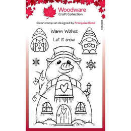 Woodware Clear Stamps Singles - Snow Gnomes (4in x 6in)