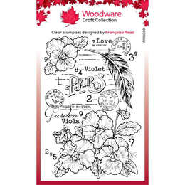 Woodware Clear Stamps Singles - Viola (4in x 6in)