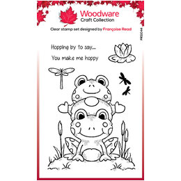 Woodware Clear Stamps Singles - Hopping Gnome (4in x 6in)