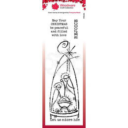 Woodware Clear Stamp Singles - Rejoice (8in x 2.6in)