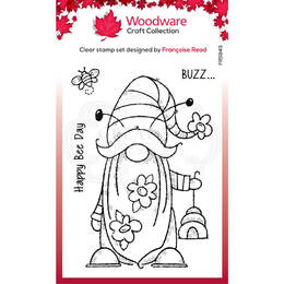 Woodware Clear Stamps 4"X6" - Bee Gnome