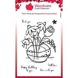 Woodware Clear Stamps Singles - Floral Bouquet (4in x 6in)