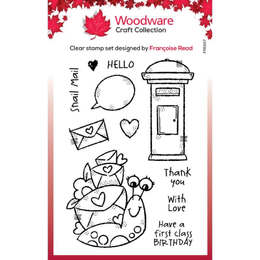 Woodware Clear Stamps Singles - Snail Mail (4in x 6in)