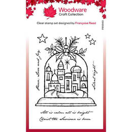 Woodware Clear Stamps - Silent Night Globe (4in x 6in)