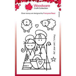 Woodware Clear Stamps - Mary & Joseph (4in x 6in)