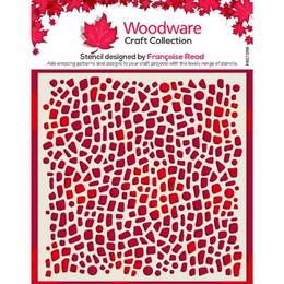 Woodware Stencil - Pebble Dash (6 in x 6 in)