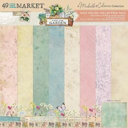 49 And Market Solids Collection Pack 12"X12" - From the Garden