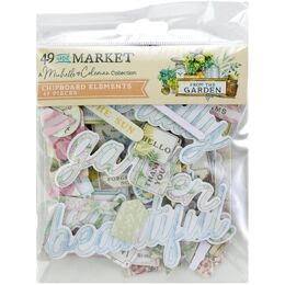 49 And Market Chipboard Set - From the Garden