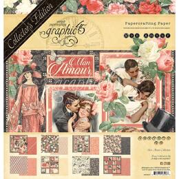 Graphic 45 Collector's Edition Pack 12"X12" - Mon Amor