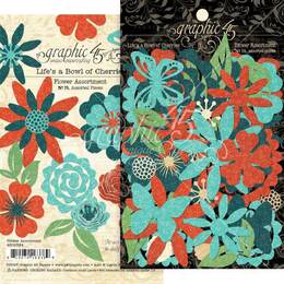 Graphic 45 Flower Assortment - Life's A Bowl Of Cherries