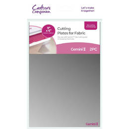 Gemini II Cutting Plates For Fabric 9"x6" (2pc)