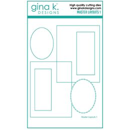 Gina K Designs Dies Master Layout 1 - 6 dies/pk