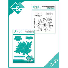 Gina K Designs Stamps & Dies BUNDLE - Blessings of Spring