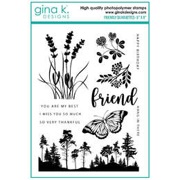 Gina K Designs Stamps - Friendly Silhouettes