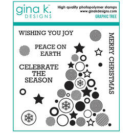 Gina K Designs Clear Stamps - Graphic Tree