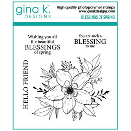 Gina K Designs Clear Stamps - Blessings of Spring