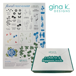 Gina K Designs  Floral Friendship exclusive card KIT