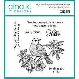 Gina K Designs Clear Stamps - Songbird