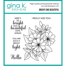 Gina K Designs Clear Stamps - Bright and Beautiful