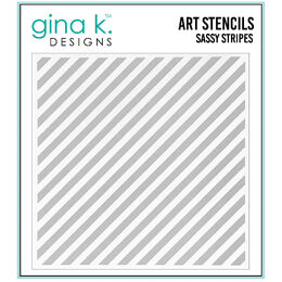 Gina K Designs Stencils - Sassy Stripes