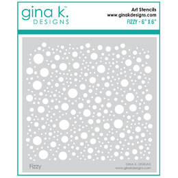 Gina K Designs Stencil - Fizzy