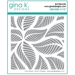 Gina K Designs Stencil - Lush Leaves