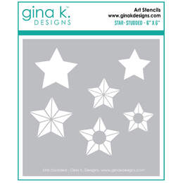 Gina K Designs Stencil - Star-Studded