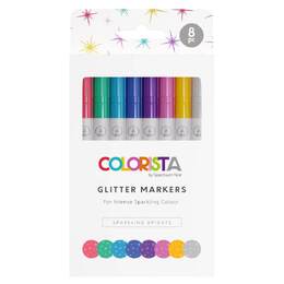 Spectrum Noir Colorista Glitter Marker 8/Pkg - Sparkling Brights