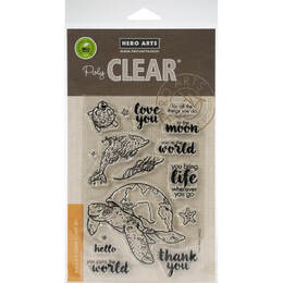 Hero Arts Clear Stamps 4"X6" - Carry The World HA-CM422