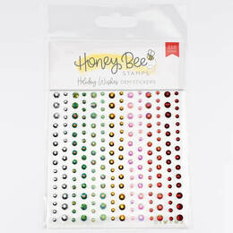 Honey Bee Gem Stickers - Holiday Wishes (210 Count) HBGS-045