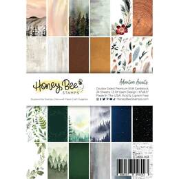 Honey Bee Paper Pad 6x8.5 - Adventure Awaits (24 Double Sided Sheets) HBPA-044