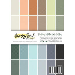 Honey Bee Paper Pad 6x8.5 - Pinstripes & Polkadots: Outdoors (24 Double Sided Sheets) HBPA-045