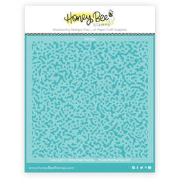Honey Bee Background Stencil - Patina HBSL-128