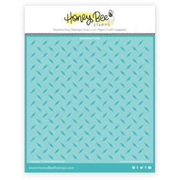 Honey Bee Background Stencil - Diamond Plate HBSL-130