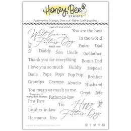 Honey Bee Clear Stamps 5x6 - One Of The Guys HBST-488