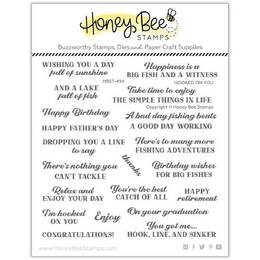 Honey Bee Clear Stamps 6x6 - Hooked on You HBST-494