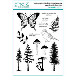 Gina K Designs Clear Stamps - Nature Walk