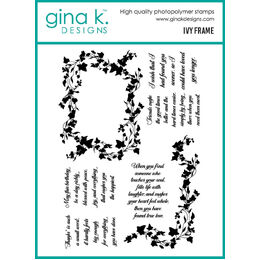 Gina K Designs Clear Stamps - Ivy Frame