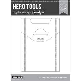 Hero Arts Tools - Regular Storage Envelopes 5"x7" (10) HT225
