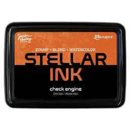 Simon Hurley create Stellar Foam Dye Ink Pad - Check Engine