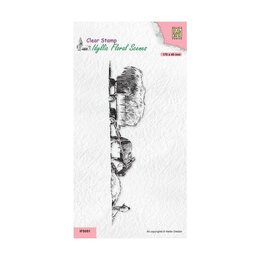 Nellie Snellen Clear Stamps Idyllic Floral - Slimline Haytime IFS051