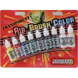 Jacquard Airbrush Exciter Pack - Transparent .5oz 9/Pkg JAC9937
