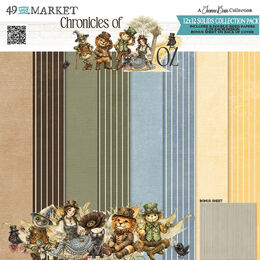 49 And Market Solids Paper Pad 12"X12" - Chronicles of Oz