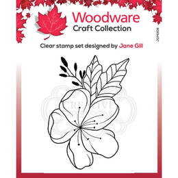 Woodware Clear Stamps 3.8"X2.6" - Singles Mini Floral Wonder