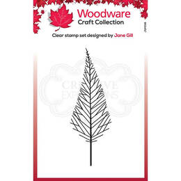 Woodware Clear Stamp Singles - Mini Tall Twiggy Tree (3.8in x 2.6in)