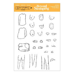 Spellbinders Clear Stamps - Custom Portrait #2 (by Josh Griffiths Studio) JGS0002