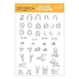 Spellbinders Clear Stamps - Custom Portrait #3 (by Josh Griffiths Studio) JGS0003