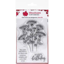 Woodware Clear Stamps 4"x6" - Queen Anne's Lace