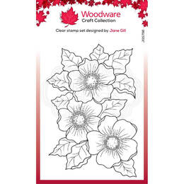 Woodware Clear Stamps 4"X6" - Singles Scented Blooms