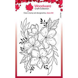 Woodware Clear Stamps 4"X6" - Singles Floral Wonder
